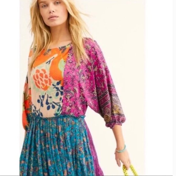 NWT Free People What You Want Maxi Dress Sz Large - Picture 11 of 12